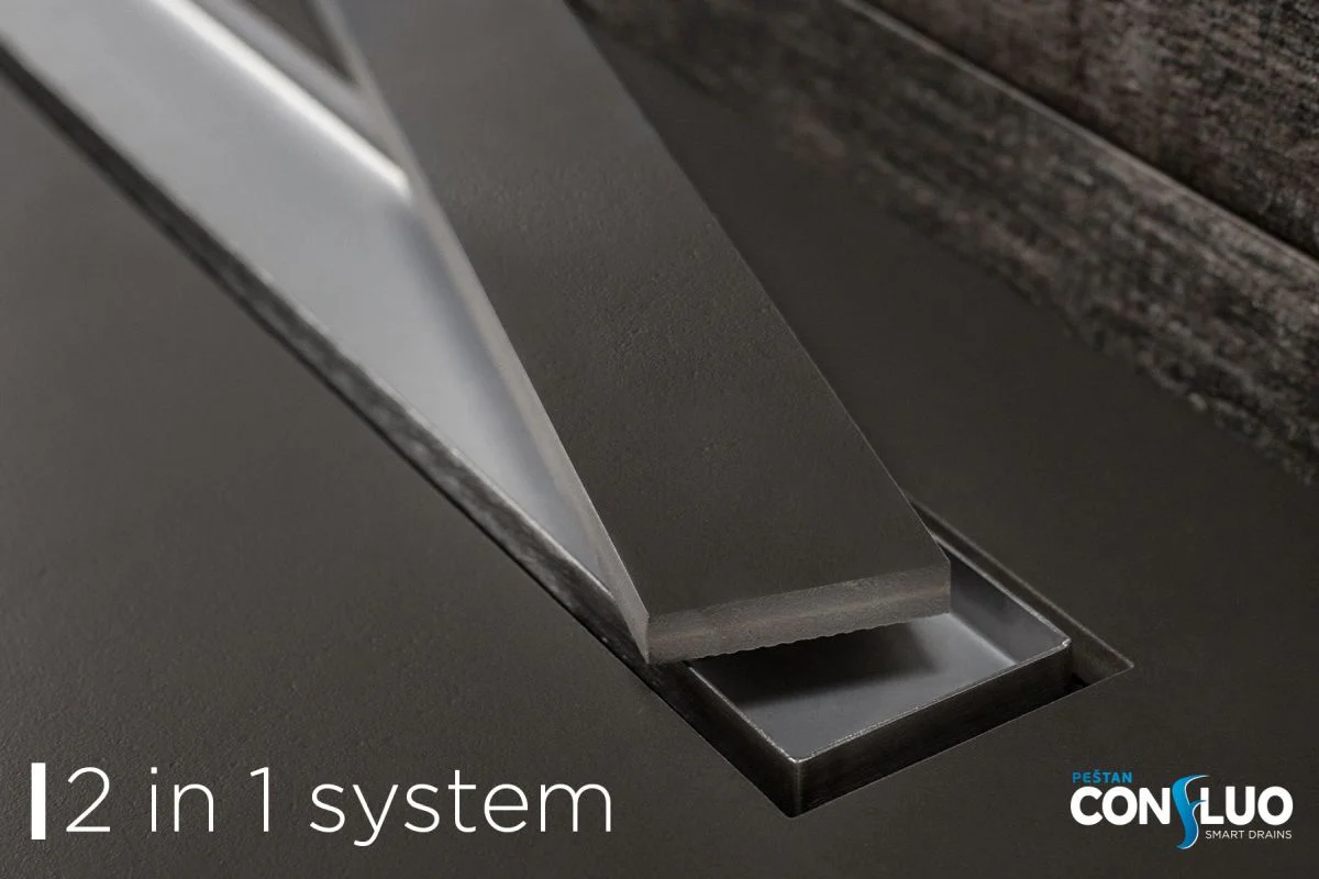 Canal Duche Frameless Grelha Preto Mate - Image 4